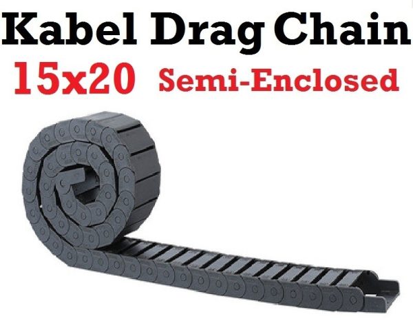 Kabel Drag Chain Open 15x20 1000mm - Image 2
