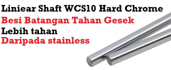 Linear Shaft WCS10 - Hard Chrome - 1cm - Image 3