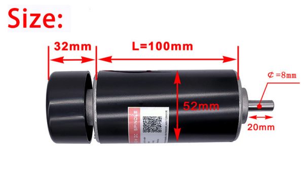 Dinamo Motor Spindle 400W - 8mm - Image 3