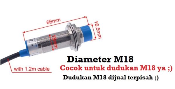 Induktif Proximity Sensor Besi LJ18A3-8-Z AX - Image 5