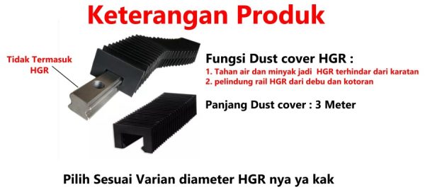 Dust Cover Rail HGR - 3 Meter - Image 3