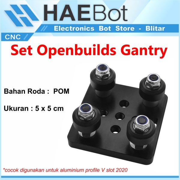 Set Openbuilds Mini Board 20mm + Roda Kecil