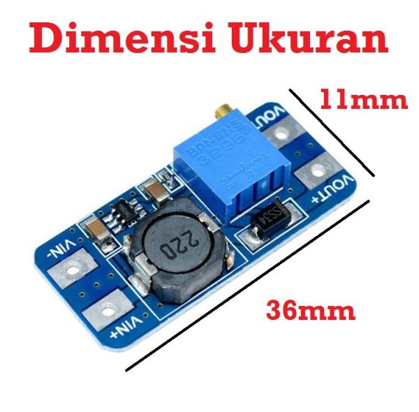 Modul Step Up MT3608 2A - Image 2