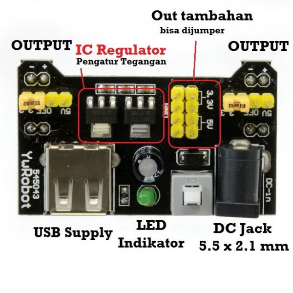 Breadboard Power Supply Module - Image 3