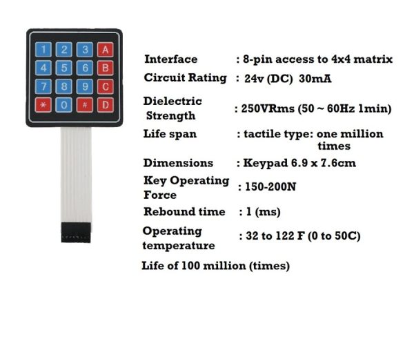 Keypad Module 4x4 - Image 2