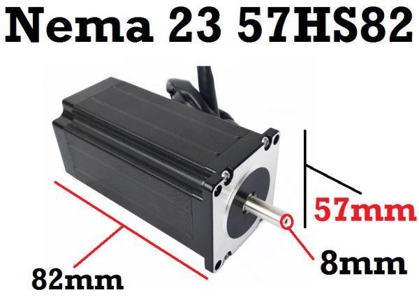 Stepper Nema 23 57HS82-3004A08-D21 - Image 4