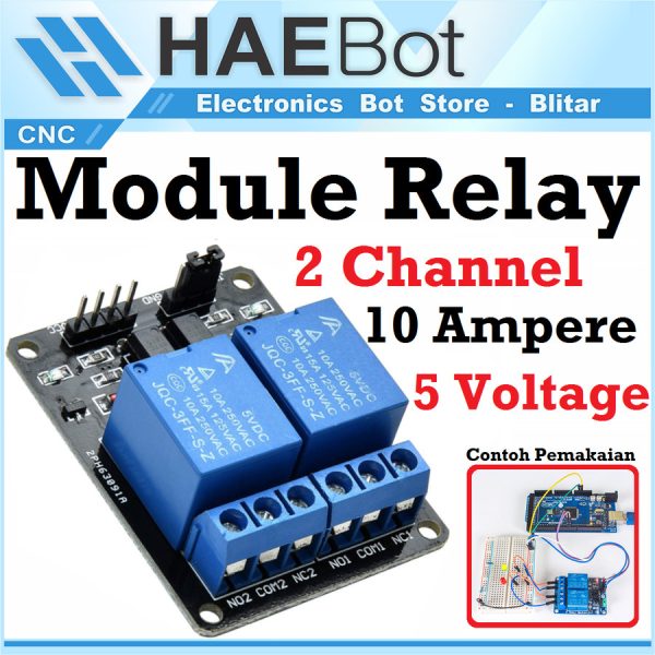 Module Relay 5V 2 Channel - Optocoupler