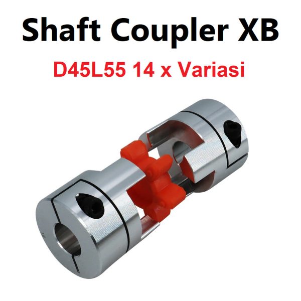 Shaft Coupler XB D45 L55 14x25 - Image 2