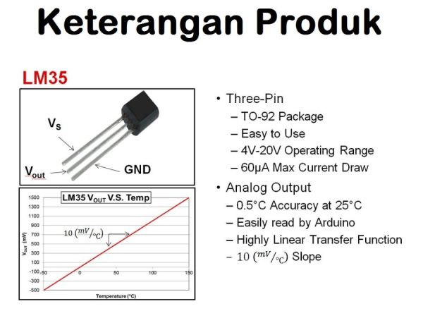 Sensor Suhu LM35 IC - Image 3