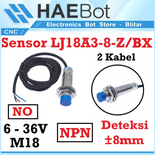 Induktif Proximity Sensor Besi LJ18A3-8-Z BX