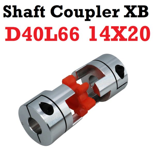 Shaft Coupler XB D40 L66 14 x 20 - Image 2