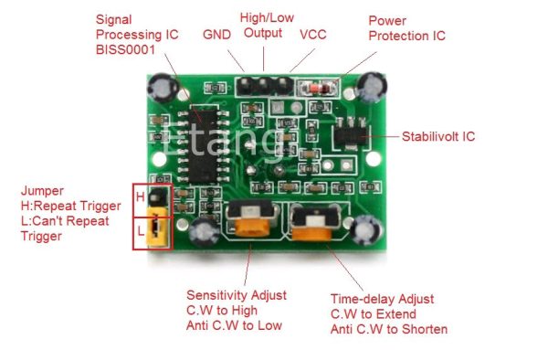 PIR Sensor Pyroelectric - Image 4