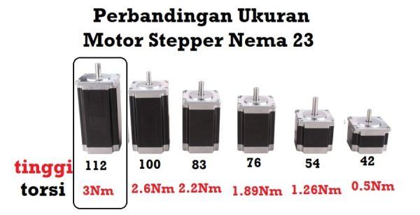 Stepper Nema 23 57HS112-3004A08-D21 - Image 5