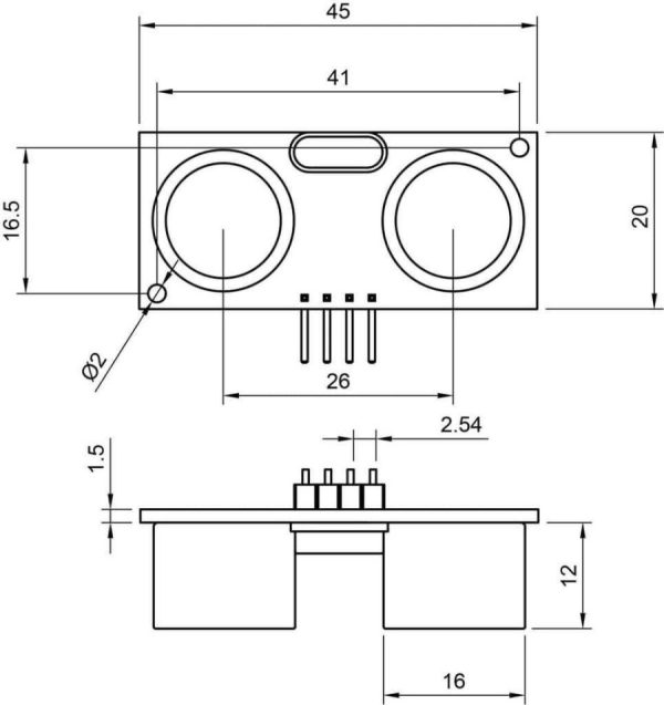 Ultrasonic Sensor HC SR04 - Image 5