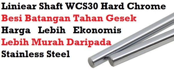Linear Shaft WCS25 - Hard Chrome - 1cm - Image 2
