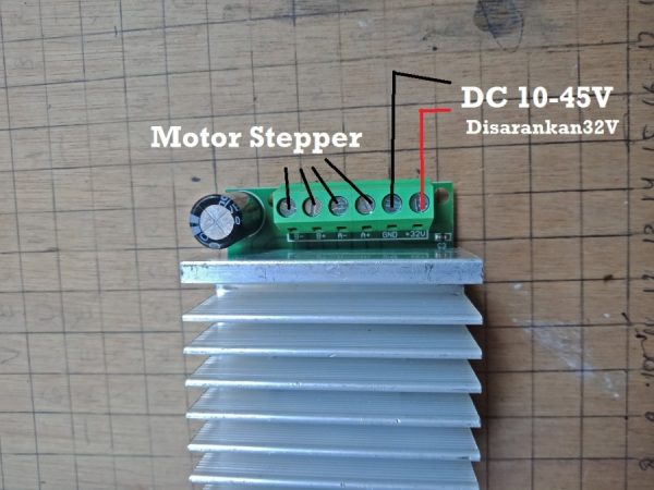 Motor Driver TB6600HQ 4.5A Heatsink Putih - Image 5