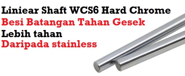 Linear Shaft WCS6 - Hard Chrome - 1cm - Image 2