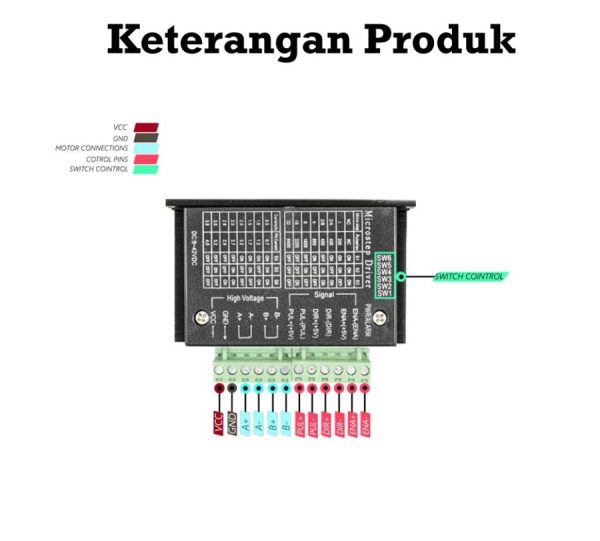Motor Stepper Driver TB6600 - Image 2