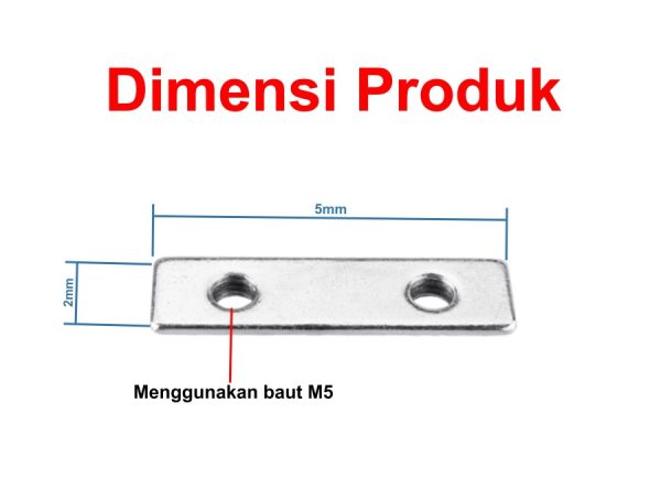 Double T Nut Mur Pengunci Alu 2020 - M5 - Image 2