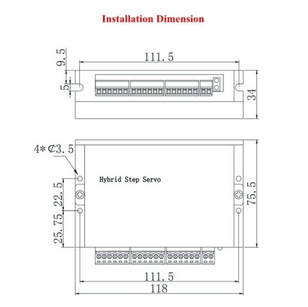 Nema 23 Closed Loop Hybrid Servo 3Nm HBS57 - Image 5