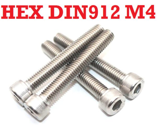 Baut HEX DIN912 M4 - SS - Image 2