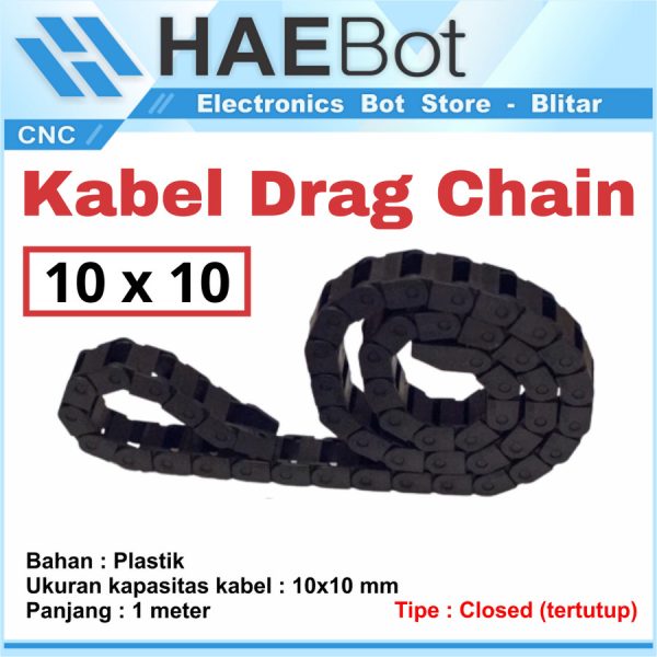 Kabel Drag Chain Bridge - Close 10x10 1000mm