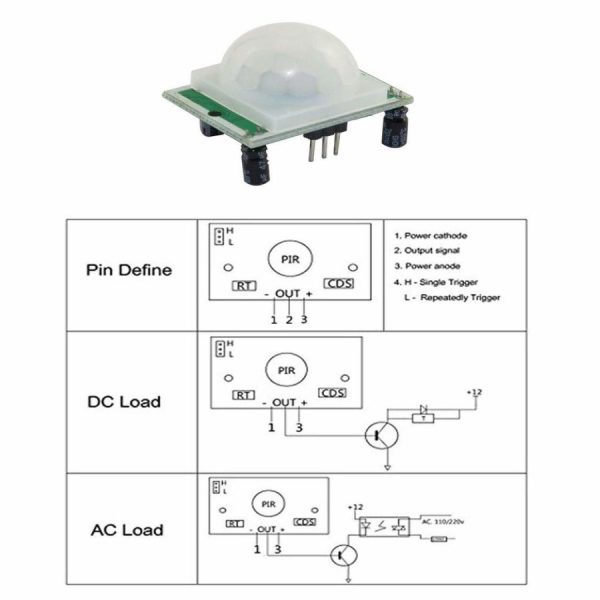 PIR Sensor Pyroelectric - Image 3