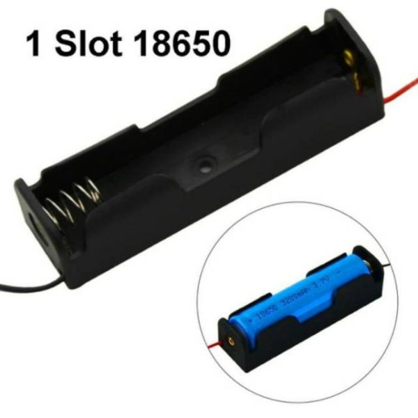 Socket Slot Baterai 18650 1 Slot - Image 4