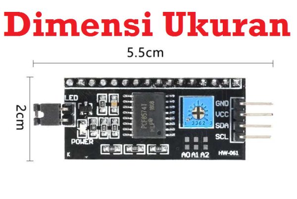 I2C Adapter Module LCD 1602 2004 - Image 3