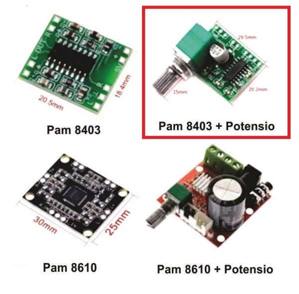 Amplifier PAM8403 Potensio 3W 5V - Image 4