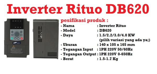 Inverter Rituo DB620 - 220V - Image 2