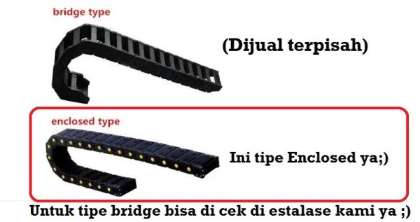 Kabel Drag Chain Enclosed Open 35x60 - Image 4
