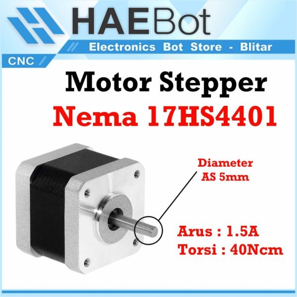 Motor Stepper Nema 17HS4401 Usongshine H38