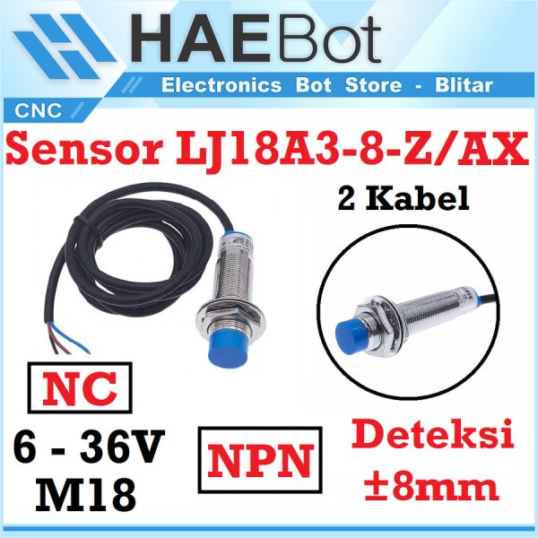 Induktif Proximity Sensor Besi LJ18A3-8-Z AX