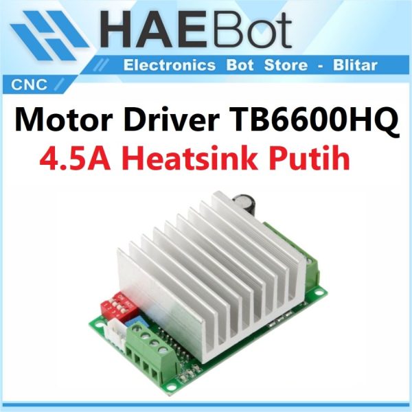 Motor Driver TB6600HQ 4.5A Heatsink Putih