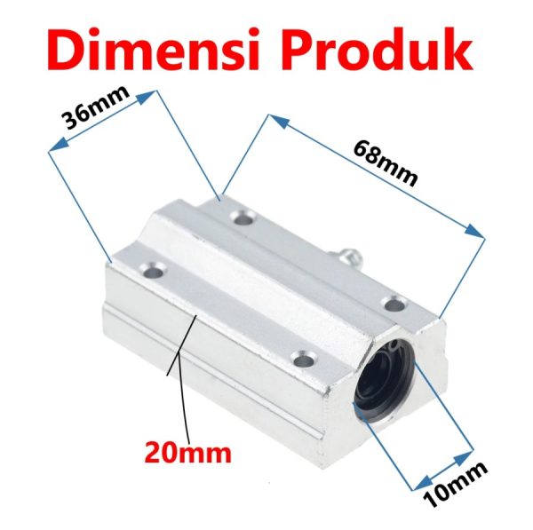 Bearing SCS10LUU - 10mm - Image 2