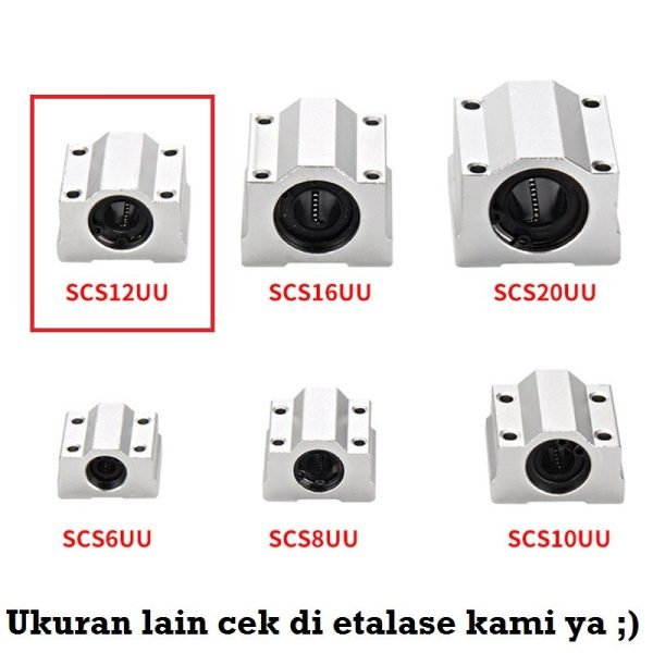 SCS12UU Bearing Block 12mm - Image 3