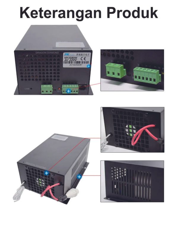 MYJG 80WT PSU Laser CO2 - Image 3