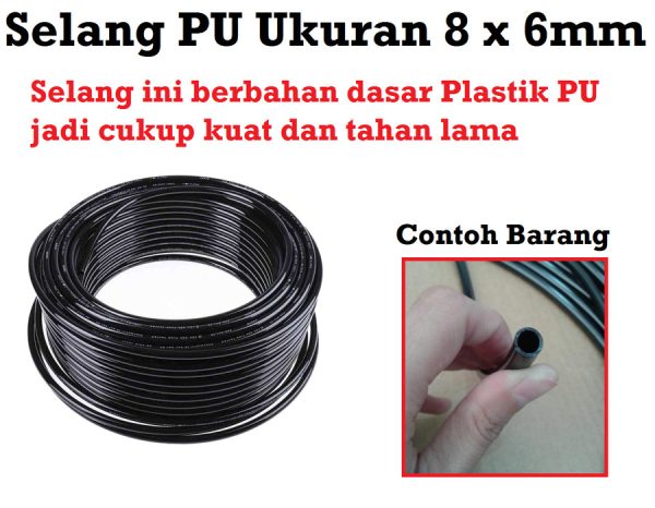Selang PU 8x6mm - Meter - Image 4