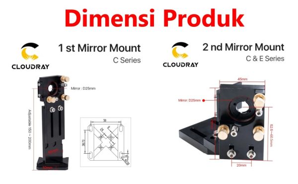 Head Set Laser CO2 - DM25 L20 C Series - Image 2