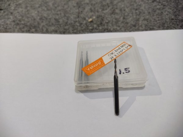 Mata Endmill 2F 1.5mm x 8 - OD3.17 - Image 4