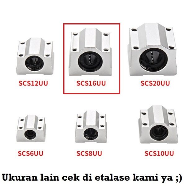 SCS16UU Bearing Block 16mm - Image 4