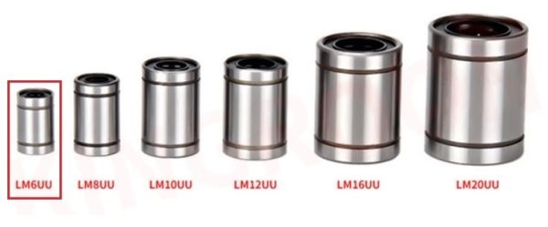 Linear Motion LM6UU ID6 6mm - Image 3