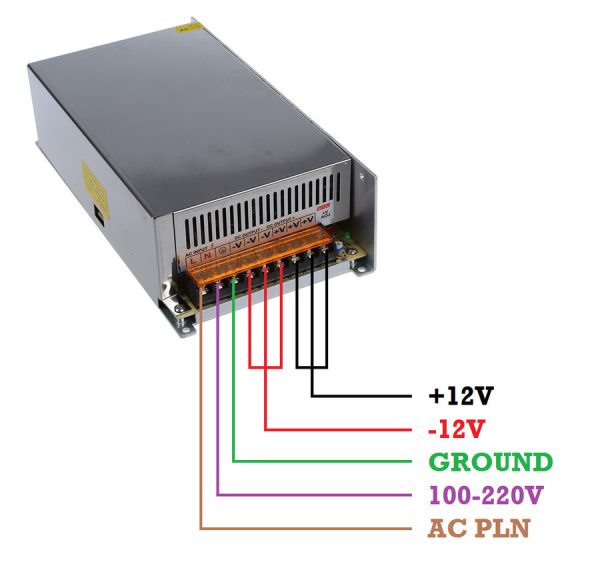 Power Supply PSU 12V 50A - Biasa - Image 4