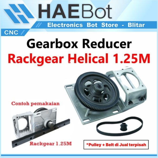 Gearbox Reducer Rackgear 1.25M Long Left