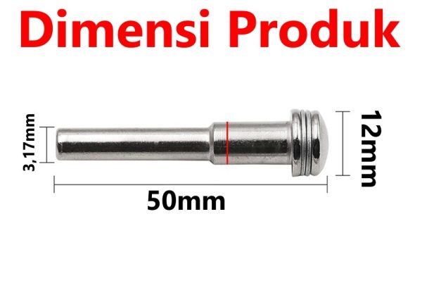 Mandrel Potong 6mm - 3.17mm - Image 2