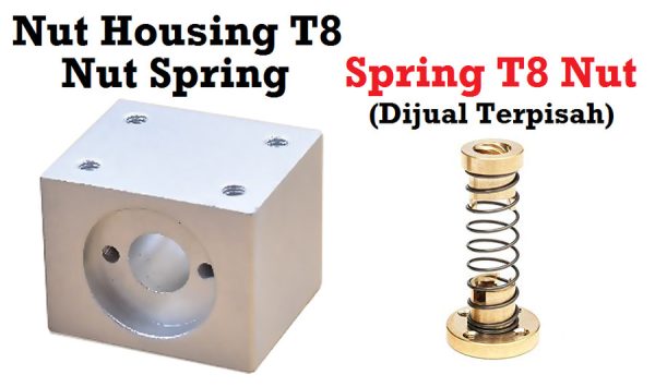 Nut Housing T8 - Nut Spring - Image 2