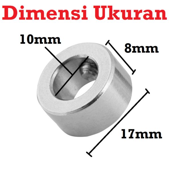 Lock Collar 10mm - 10x17x8 - Image 2