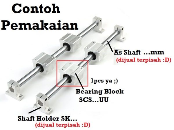 SCS16UU Bearing Block 16mm - Image 5