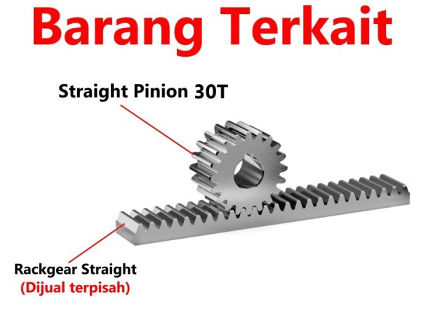 Straight Gear Pinion 30T 2M B14 - Image 4